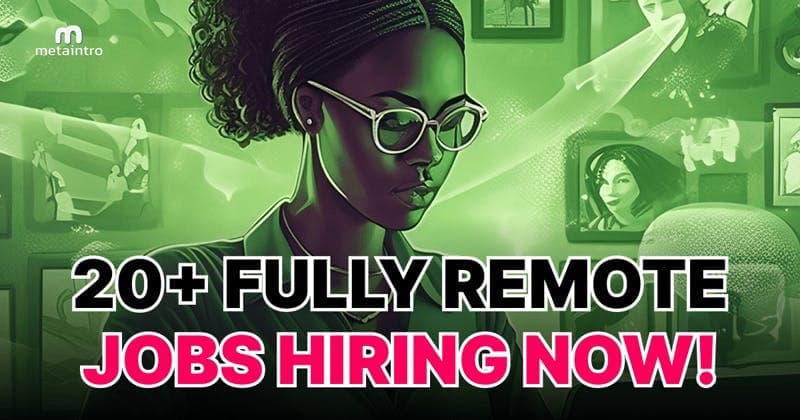 20+ Remote Web3 & AI Jobs Hiring NOW!